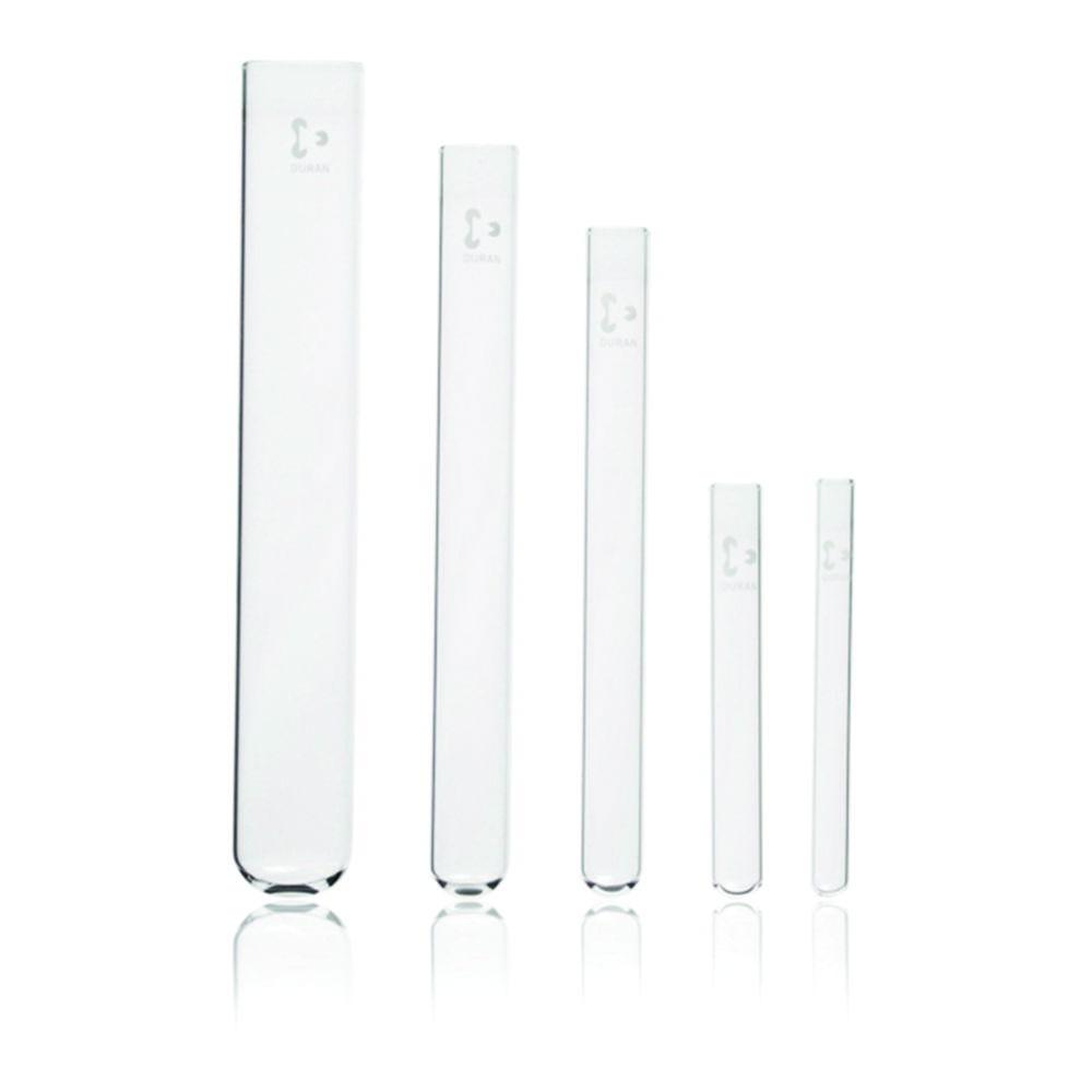 DWK Duran Test Tubes 10x75mm Duran-Glass, Pack of 100, Straight Edge