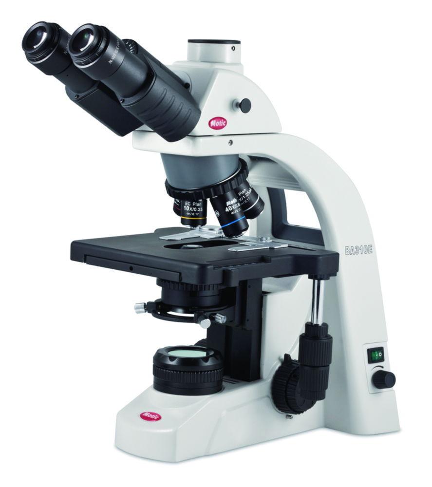 MOTIC Microscope BA310E Trinocular N-WF10X/20mm, Trinocular Tubus, Type Siedentopf