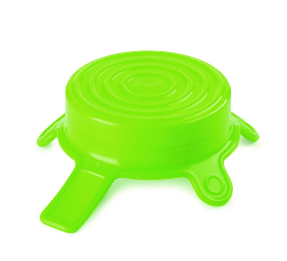 DWK Duran Silicone Lid Size M, Green, Pack of 5