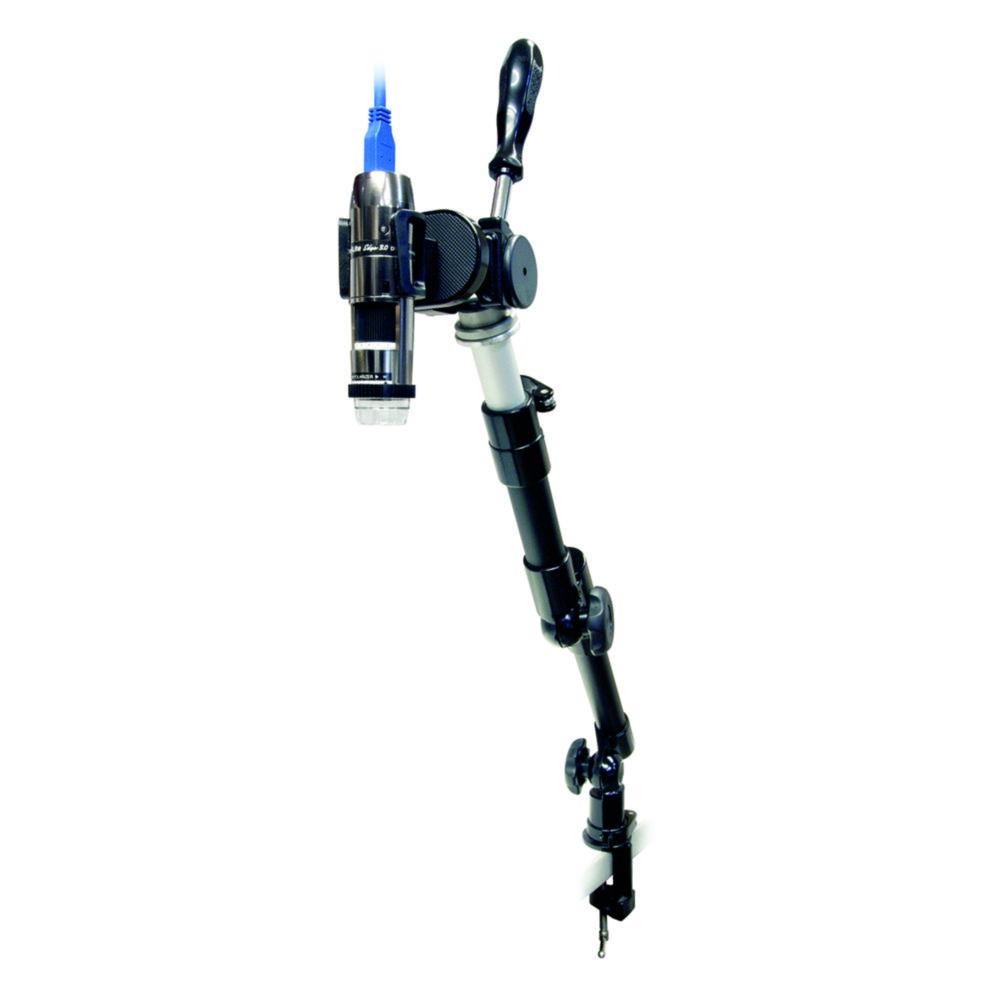 Three-point joint mount for handheld-microscopes