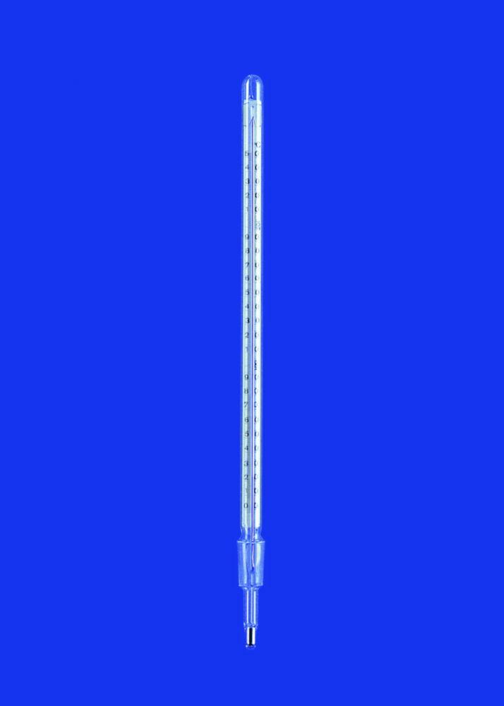 Lenz-Laborglas Distillation Thermometer 0...+150:0.5°C with Cone NS 14/23, Graduated Fitting Length 70 mm

