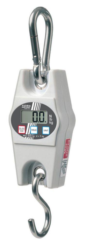 Kern Hanging Scale HCB 200K500, 200 kg / 500 g, including 3 x 1.5 V Batteries

