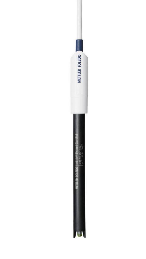 pH-Electrode InLab® Expert Pro-ISM-IP67-10m pH 0...14, integr. NTC30kO temp.probe, 10m-cable, BNC/RCA connection, IP67