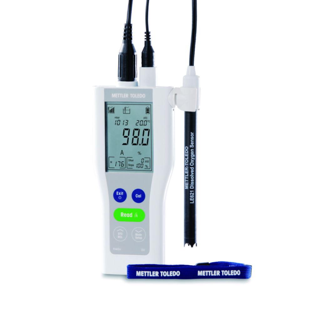 Mettler-Toledo FiveGo F4 Standard Kit Measuring Unit for Solved Oxygen Including LE621 IP67 Electrode and Carrying Case