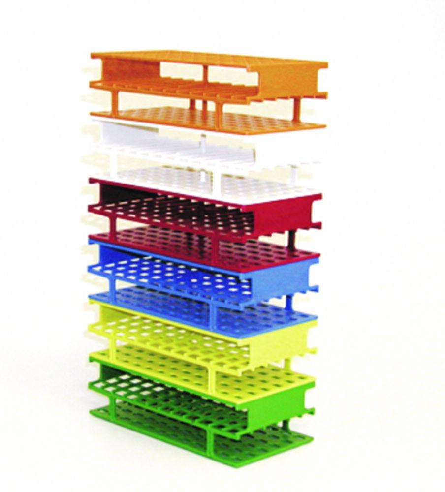Thermo Nalgene Plastic Test Tube Stand for 20 mm Diameter Tubes (4 x 10 Openings, Green)