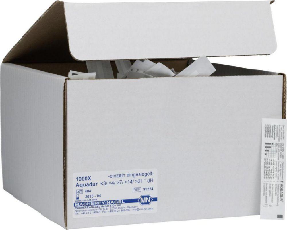 Macherey-Nagel AQUADUR Test Sticks, Gradation: <3 >4 >7 >14 >21°dH

