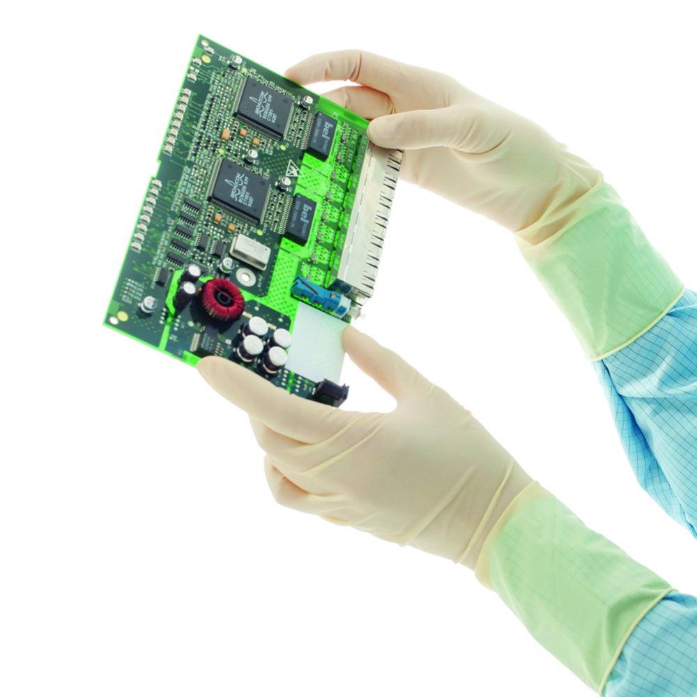 BioClean Cleanroom Gloves LEGACY size S (6.5-7) Latex, 300 mm, pack of 10x100