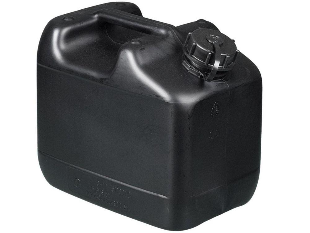 Bürkle Canister 10 L, 300x200x258mm Carrying Handle, Screw Cap, Thread DIN 61, HDPE Electrically Conductive, UN 3H1/Y1.5/200