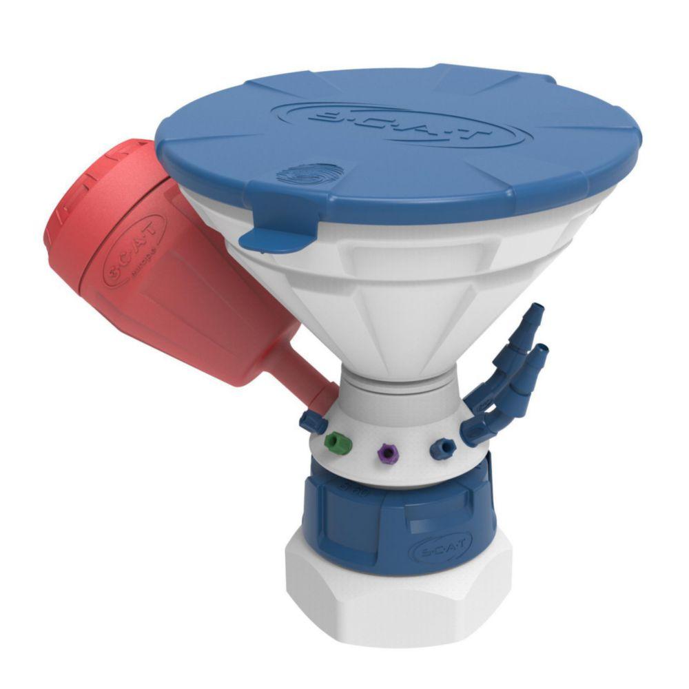 SCAT Universal Waste Hub "JAN" – B63 Safety Funnel, 4x 1.6/2.3/3.2 mm OD