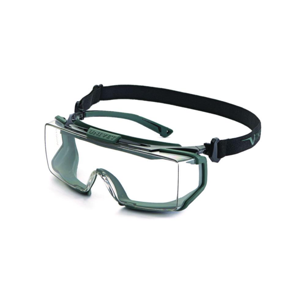 Hybrid OTG, non-slip temple tips headband, TPR gasket, black frame (16321 U DT 3 4) clear lens (U UL1,2 DT K N) with Vanguard coating