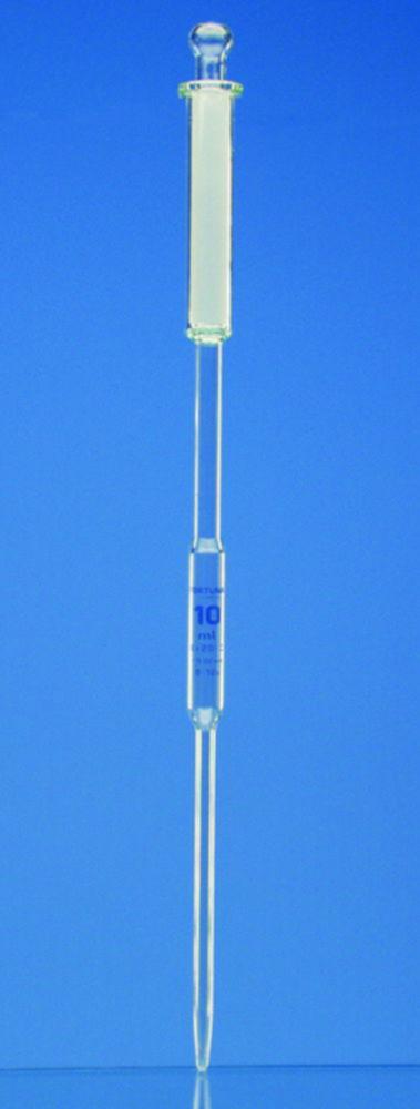 Poulten & Graf Volumetric Pipette Class A with Suction Piston Cap (1 ml)