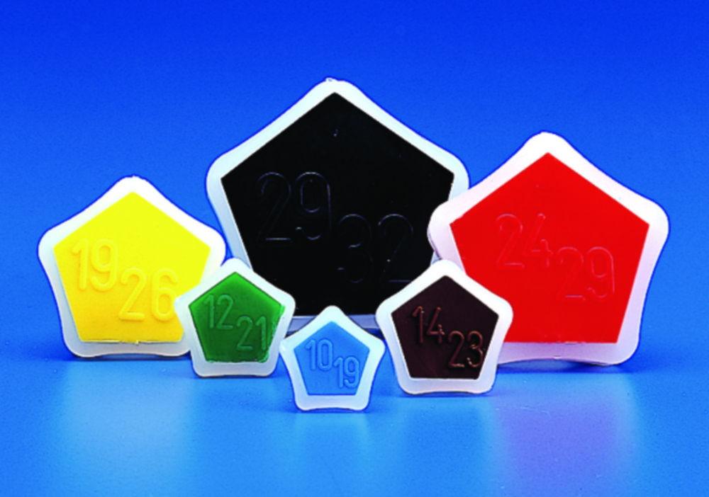 Kartell Conical Stoppers NS 12/21 PE Green Ø 10.4 mm