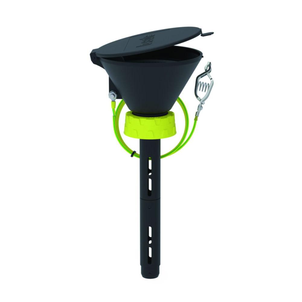 Bohlender b.safe Funnel 130 mm – S 51 Thread, Black PE (Electrically Conductive)