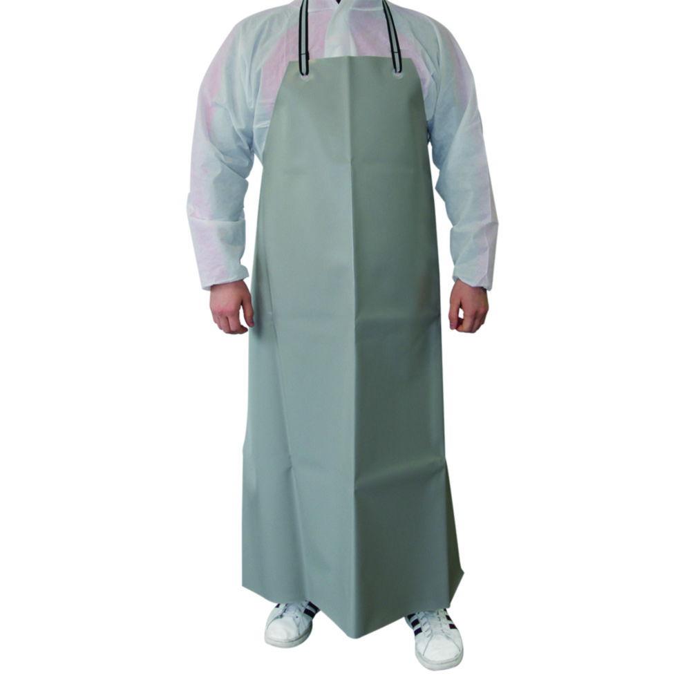 LLG Guttasyn Protective Apron MBR 5/12 Grey PVC, with PE Fabric, 0.5mm, Light Grey, 800x1200mm
