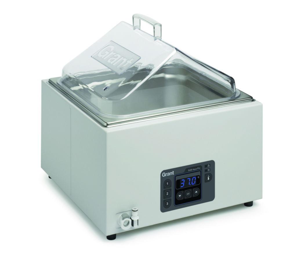 Grant Water Bath SUB AQUA PRO ADVANCED SAP12 Digital, 12 L, Amb.+5 to 99°C, Includes Clear Lid and Base Tray