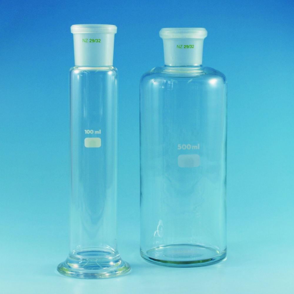 Bohemia Cristal Gas Wash Bottle Base NS 29/32 for 100 mL, Boro 3.3
