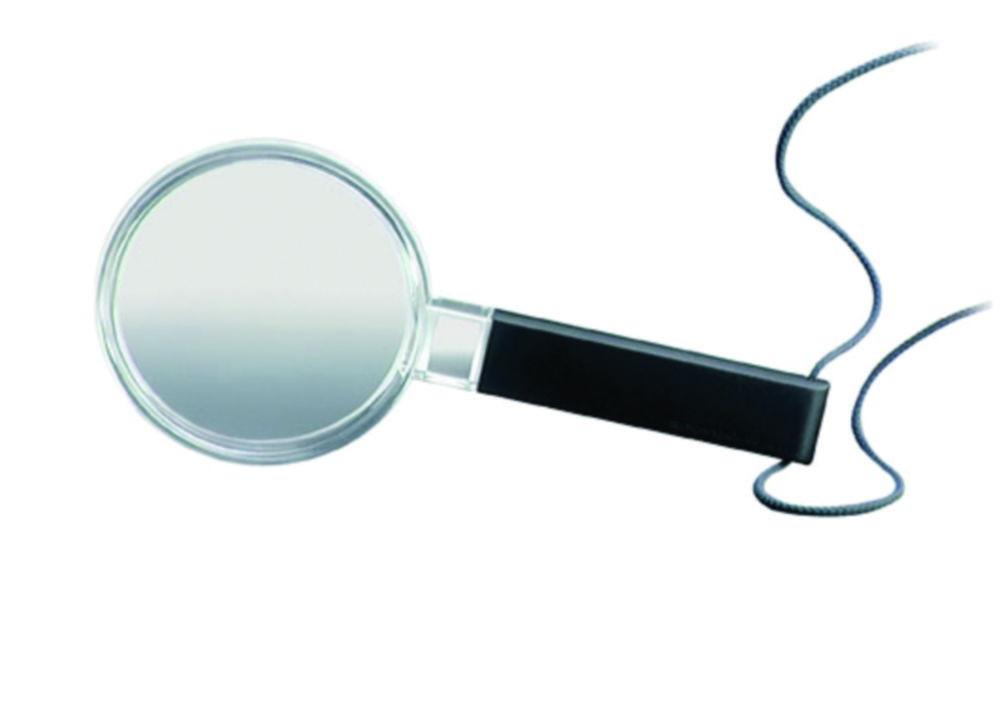 Eschenbach Magnifying Glass Plastic Biconvex, 65 mm Ø, Magnification 3x