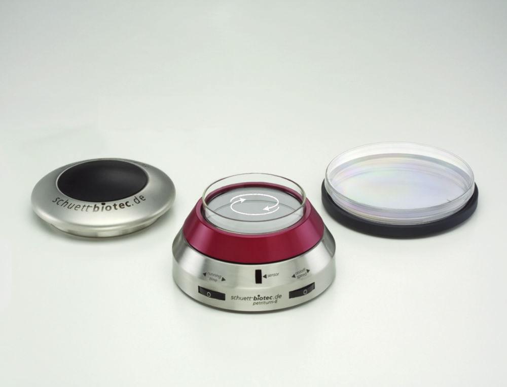 Schuett-Biotec Petri Dish Turntable PetriTurn E Electrically Driven (12 VDC, 5 W) including Power Supply

