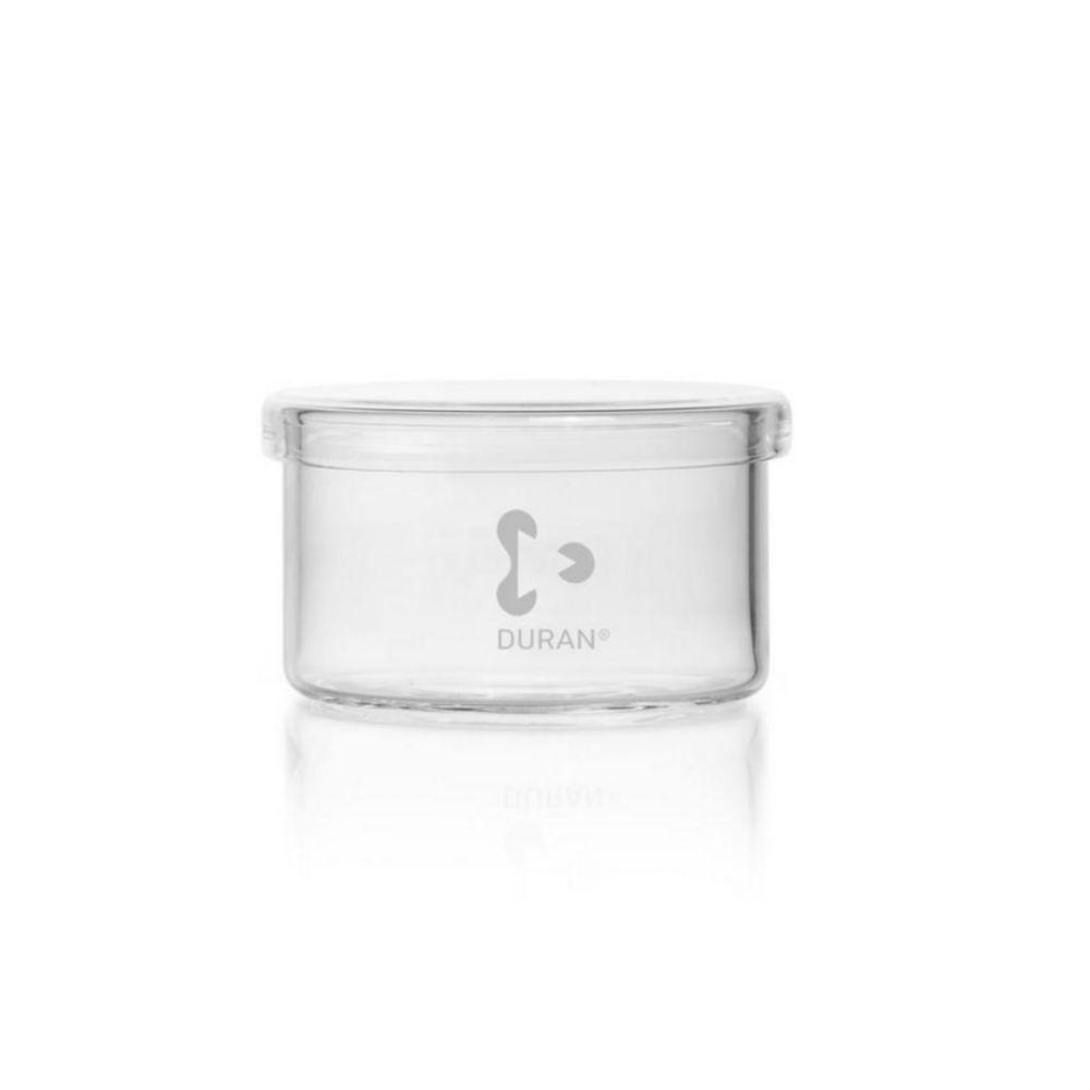 DWK Duran Low Form Jar with Loose Cover, Diam 80 mm x 50 mm Height