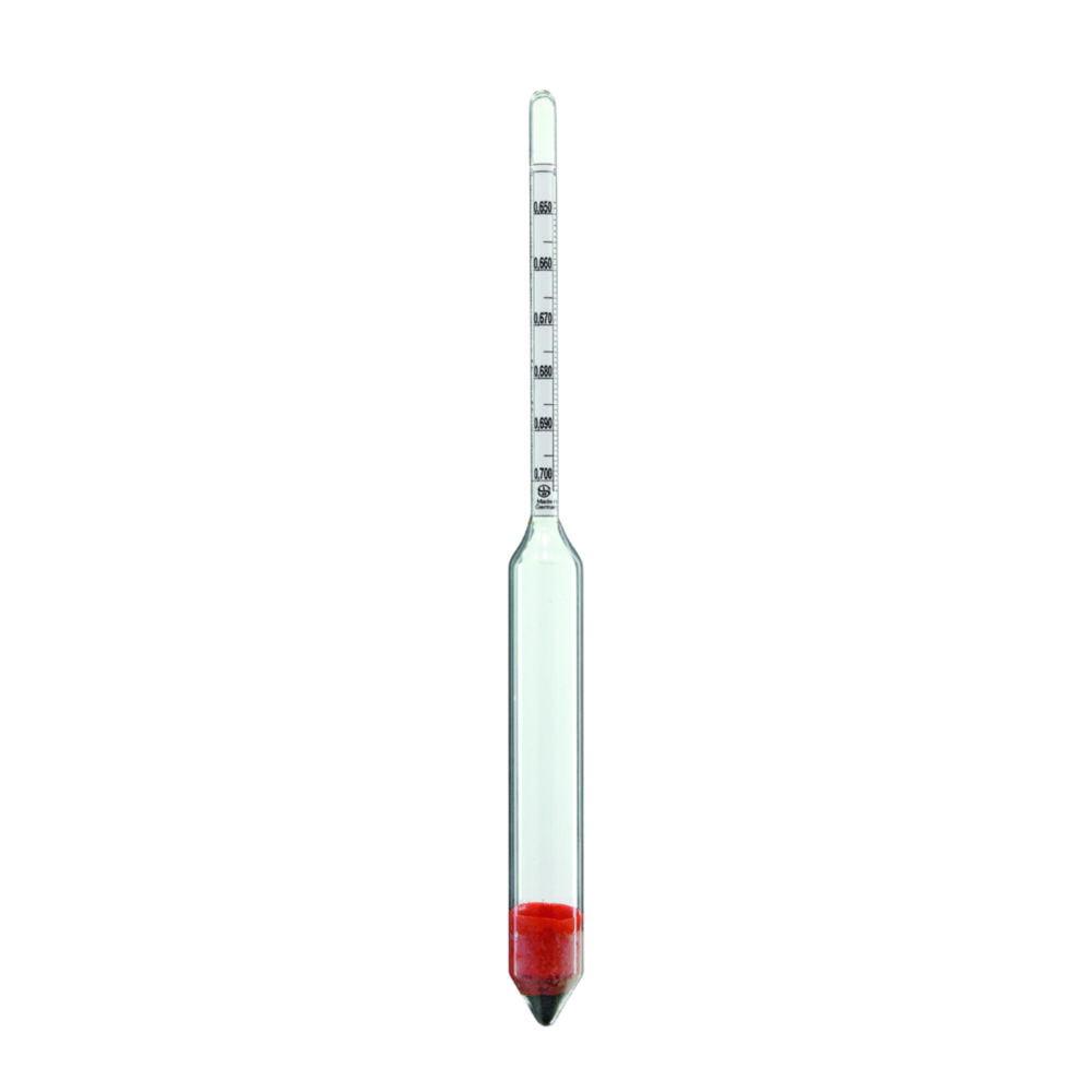 Ludwig Schneider Density Hydrometer 1.100-1.200:0,001 g/cm³ Without Thermo Scientificmeter, Length 300 mm, Reference Temperature 20°C