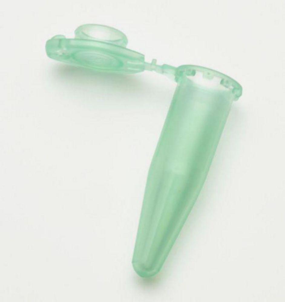 Eppendorf Safe-Lock Reaction Vessels with Cap, 1.5 mL, Green, Pack of 1000


