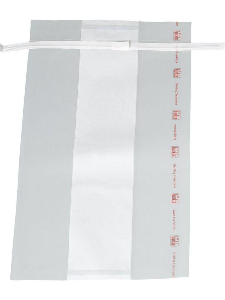 Bürkle SteriBag Cleanroom Sample Bag 1650 ml with Write-On Panel, 178x305 mm, PE, Transparent, Sterile, Pack of 250