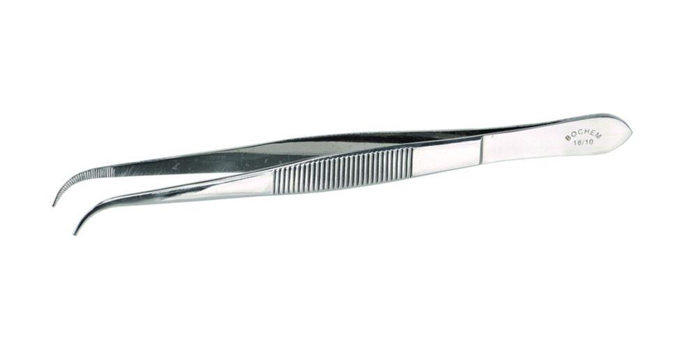 BOCHEM Forceps 200 mm Rounded Bent Stainless Steel
