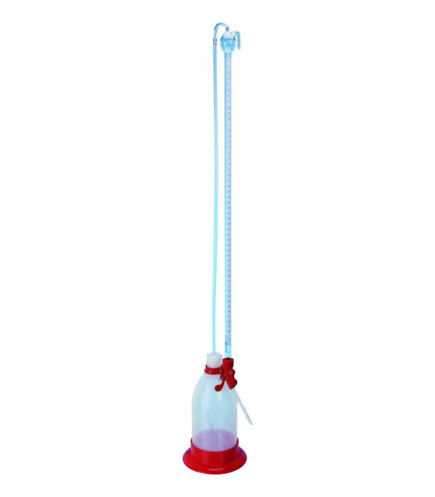 Poulten & Graf Automatic Burette 25mL:0.1 Dr. Schilling Pattern Class B with Reservoir and Plastic Feet