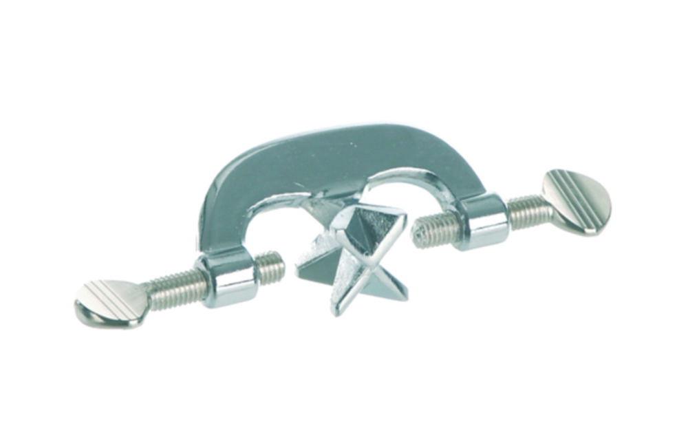 BOCHEM Double Cross Bosshead 16.5 mm, with Thumb Screw, Angle 90° + 180°, Aluminium