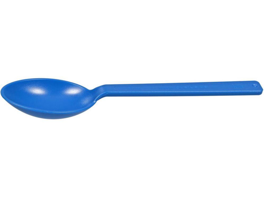 Bürkle SteriPlast Spoon 10ml, PS Length 170mm, Blue, for Food, Pack of 100