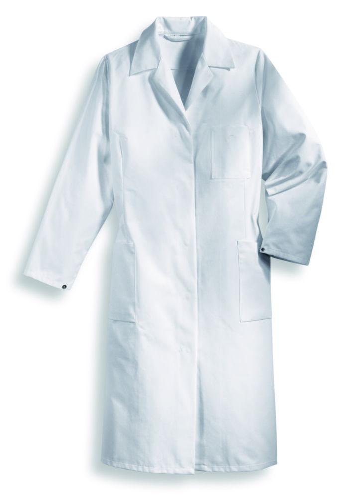 Uvex Ladies' Laboratory Coat, Size 50, White, 100% Cotton, 1/1 Arm Type (81509)​

