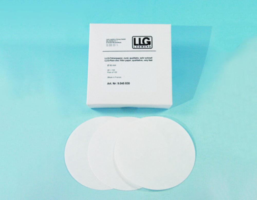 LLG Filter Circles 110mm Qualitative Fast, Pack of 100