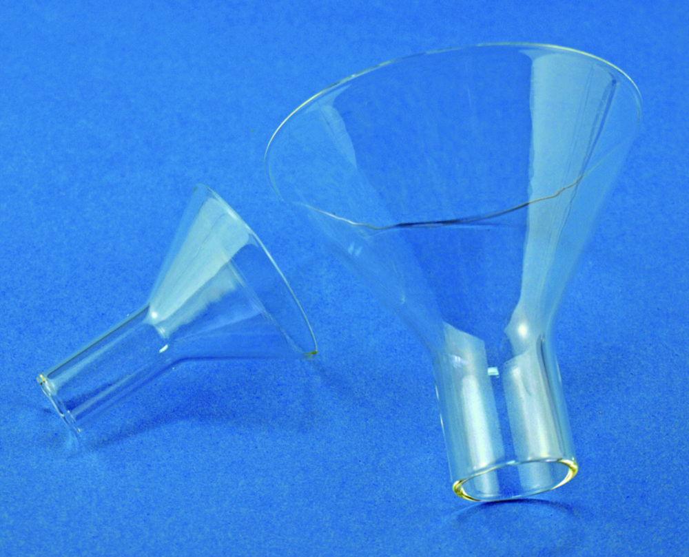 Hecht Powder Funnel 100 mm Ø Soda-Lime Glass

