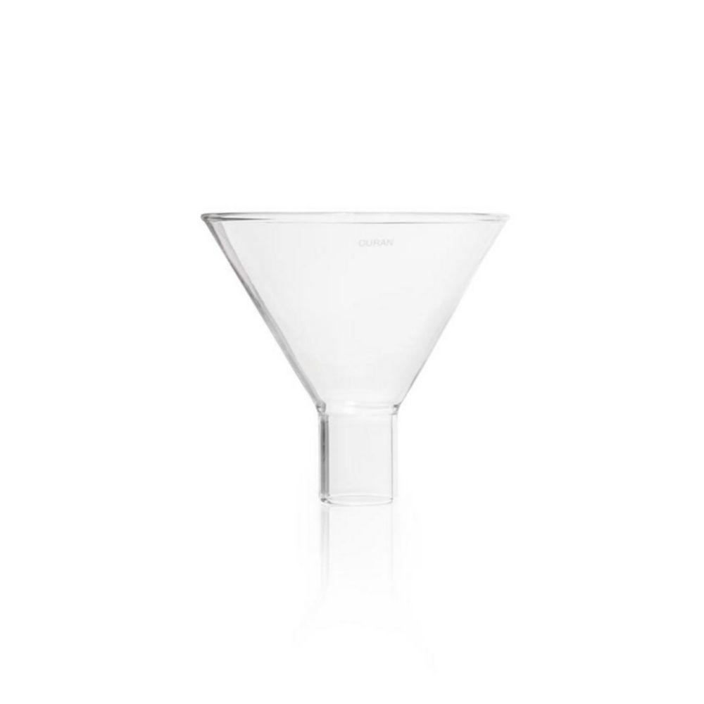 DWK Duran Powder Funnel, Short Wide Stem, 100 mm Diameter