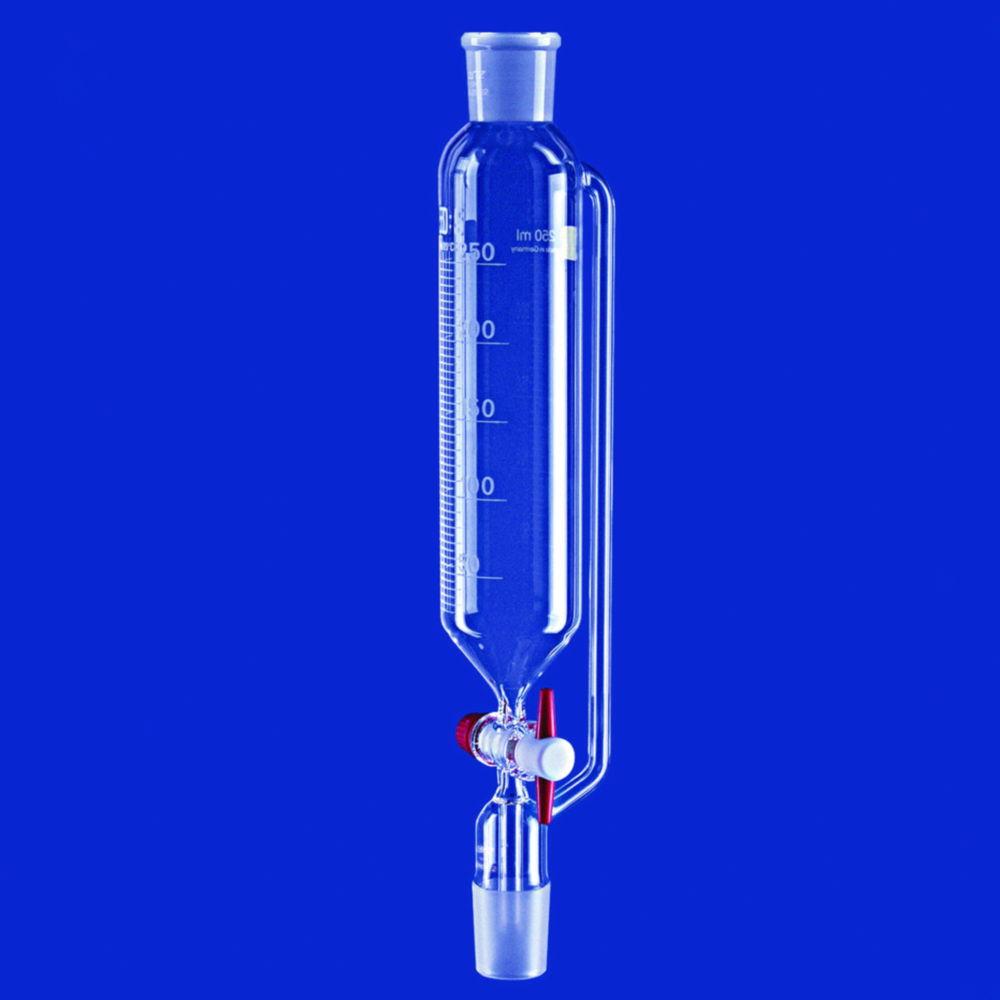 Lenz-Laborglas Dropping Funnel Cylindrical with Pressure Equalizing Tube Cap NS 29/32 (500 mL)