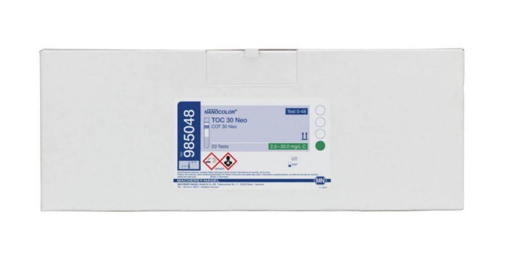 Tube test NANOCOLOR® TOC 30 Neo UN3316, 9, II, (E), 20 determinations