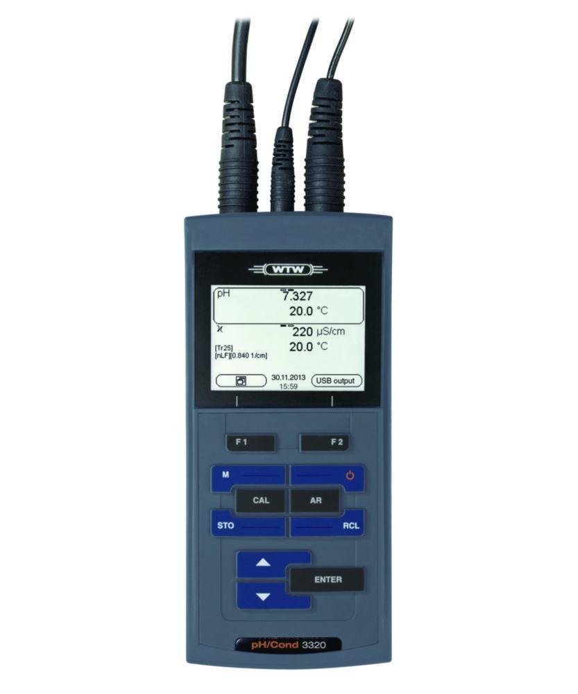 Xylem WTW pH/Cond 3320 Conductivity Meter 2 Channels with Data Logger and USB