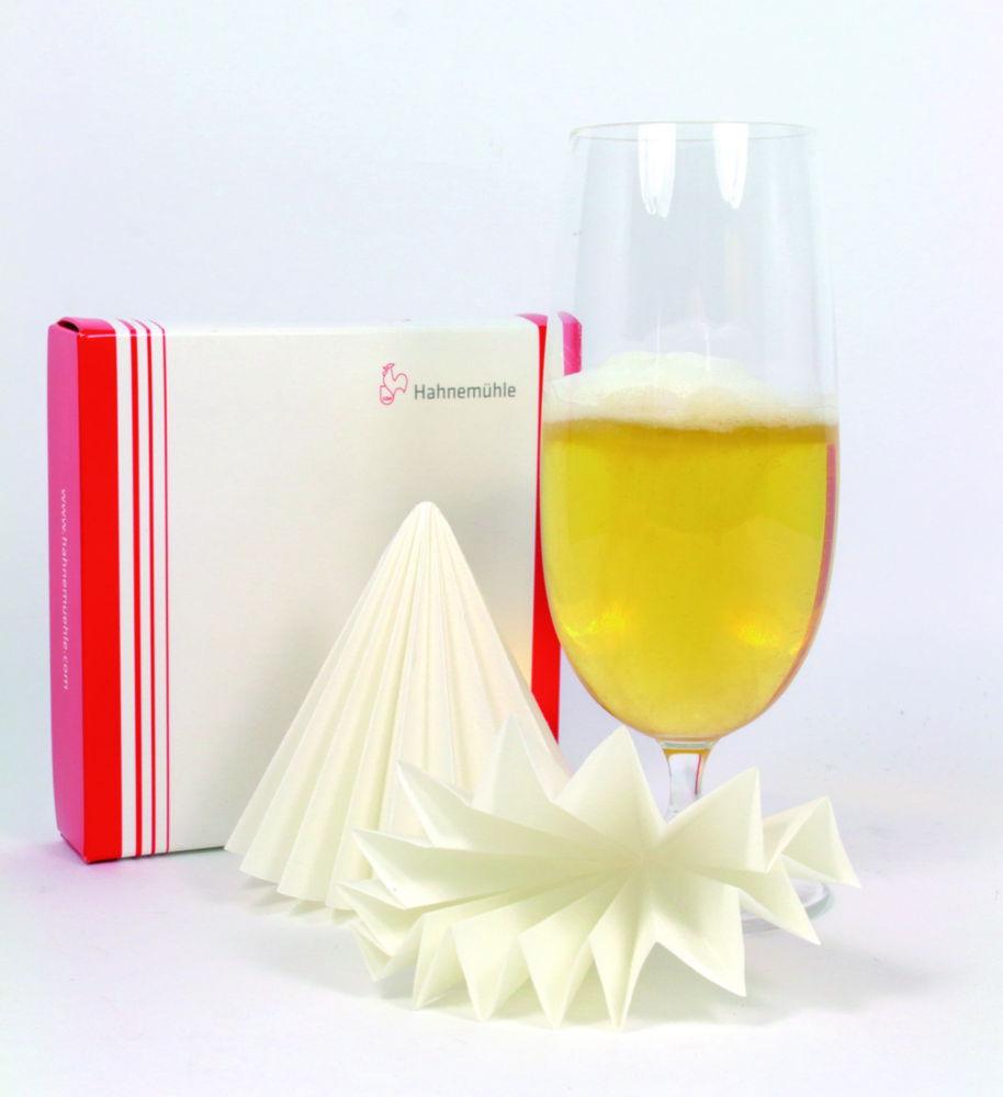 Hahnemühle Folded Filters, 2555/320 mm, for Beer Analysis, 75 g/m², Pack of 100