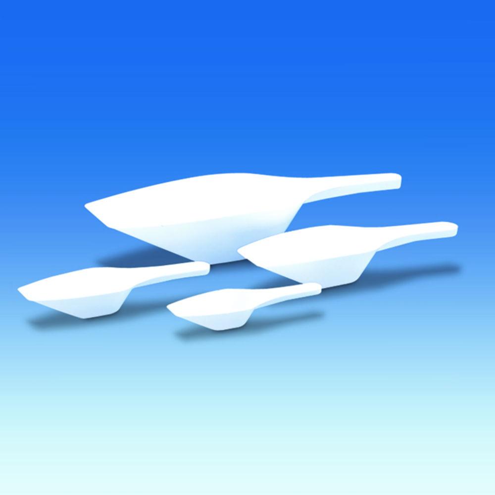 VITLAB Measuring Scoops 1000 ml, PP White, 385 mm Length, Pack of 6