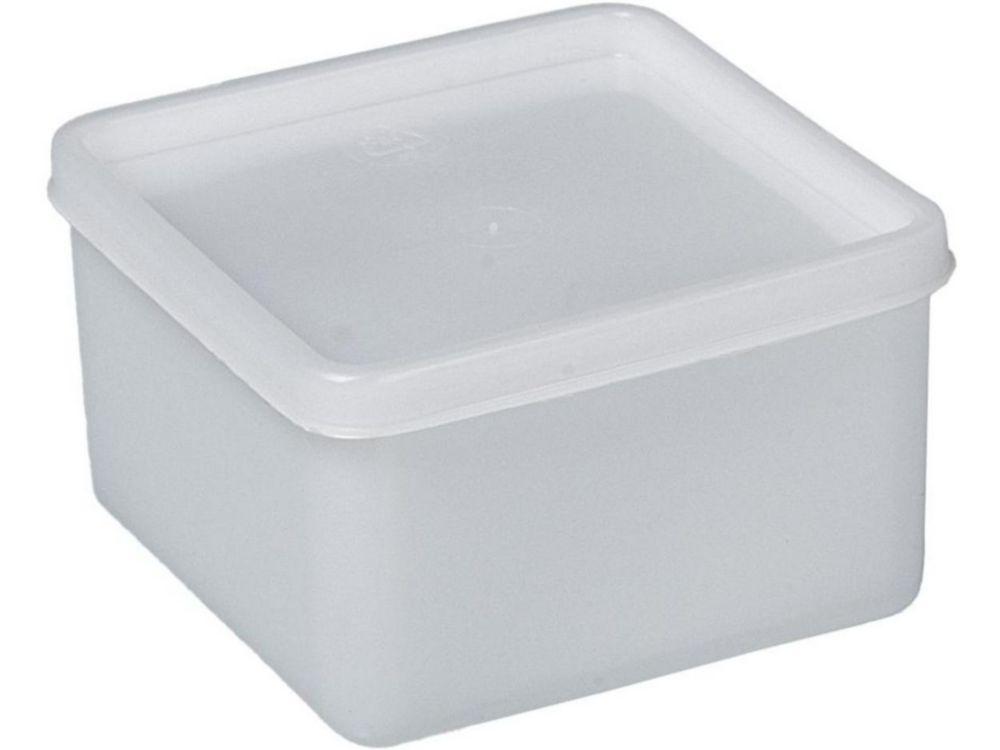 Bürkle All-Purpose Can Square, 500 ml, Suitable for Freezing, 103x103x65 mm, PE Transparent