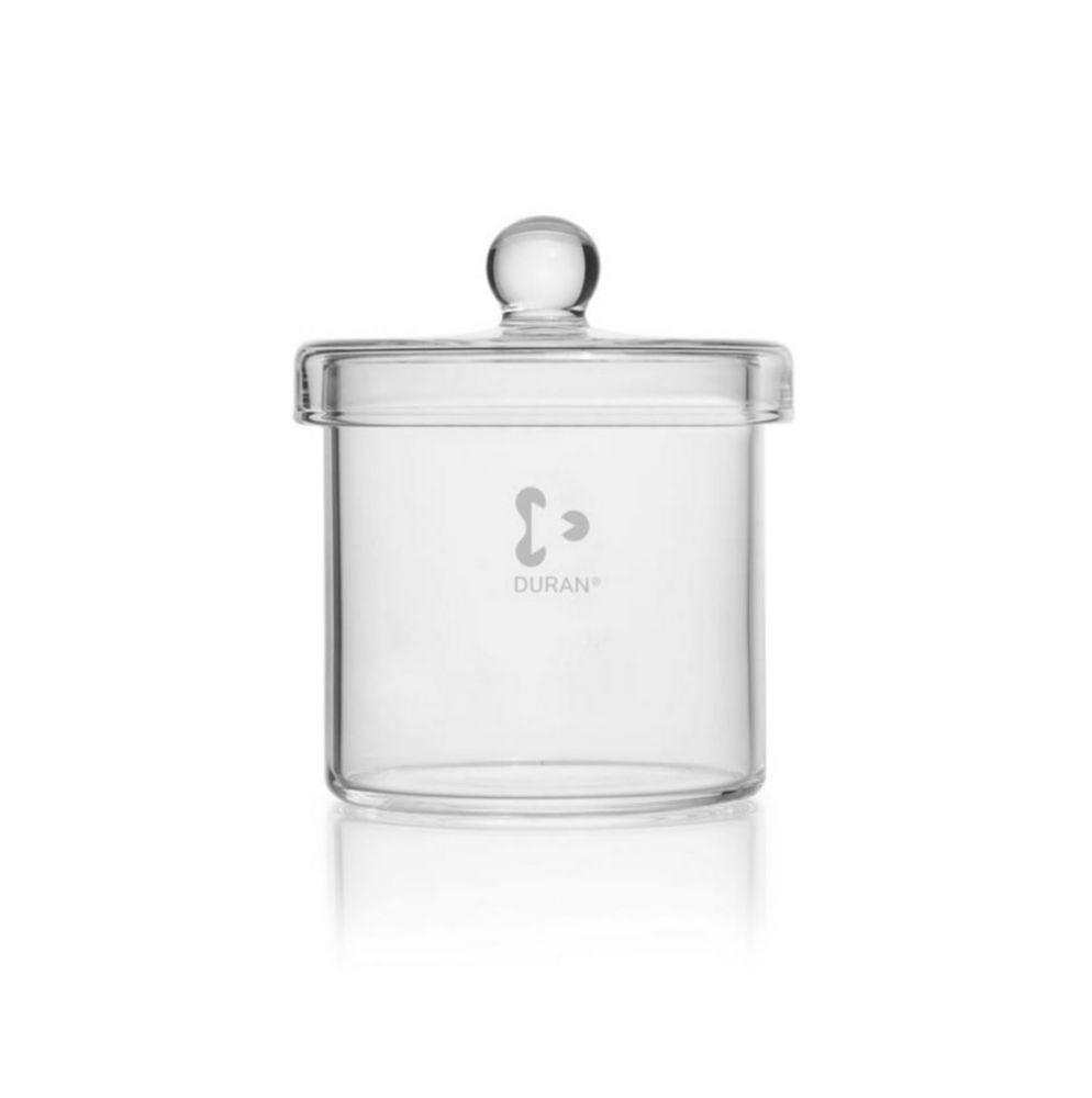 DWK Duran Cylinder with Knob Lid, 100 x 100 mm