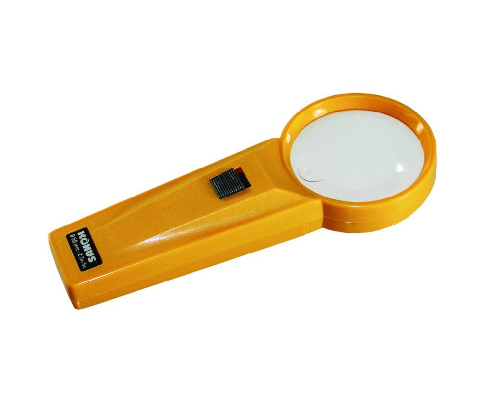 Konus Italia Group Bifocal Magnifier Lux 50 – 2.5x / 5x Ø 50mm with Light & Batteries

