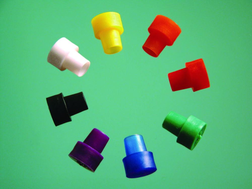 HILGENBERG Closing Caps Red for NMR Tubes 5 mm, Pack of 1000