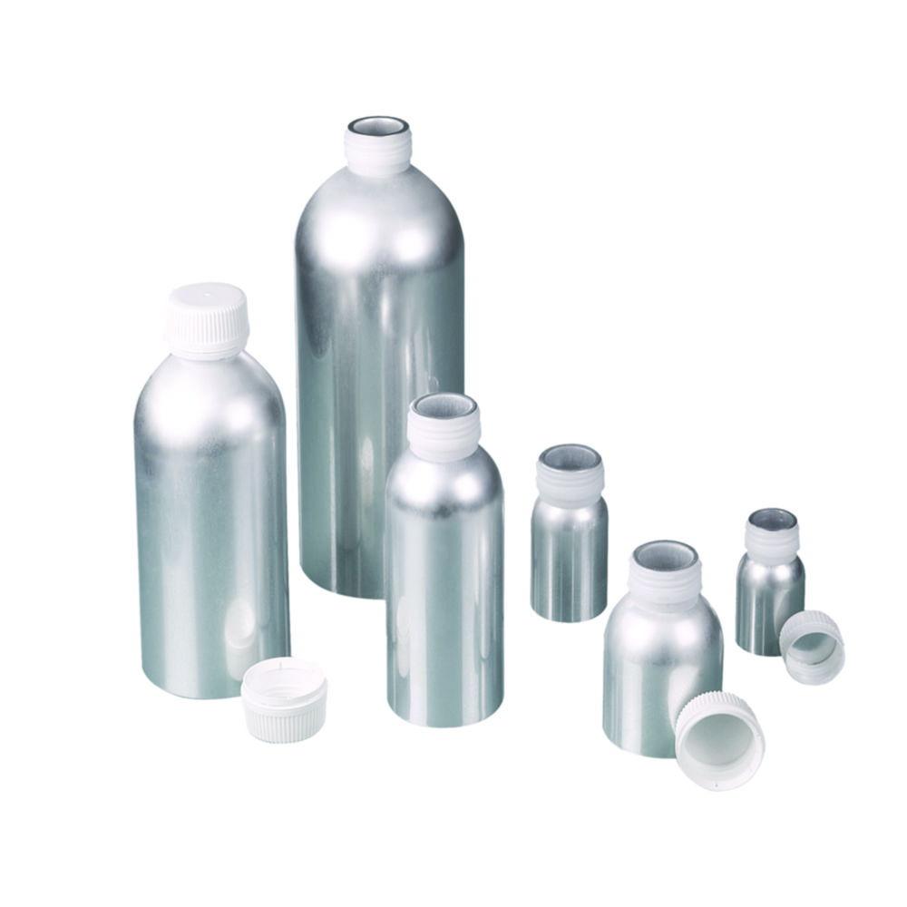 Bürkle Aluminium Bottles – 600 mL with PP Screw Cap (Pack of 10)