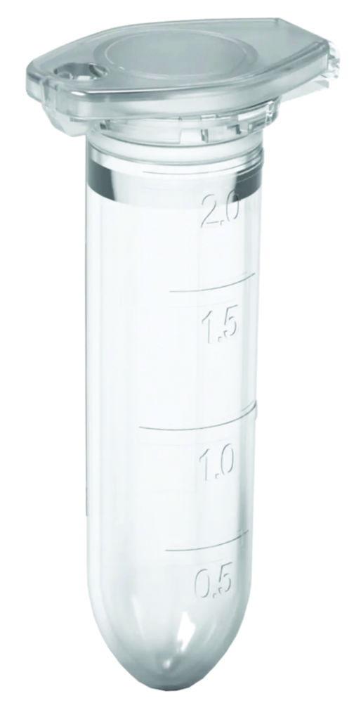 Ratiolab Safety Cap Microcentrifuge Tubes 2.0 ml, PP, Natural, Pack of 1000


