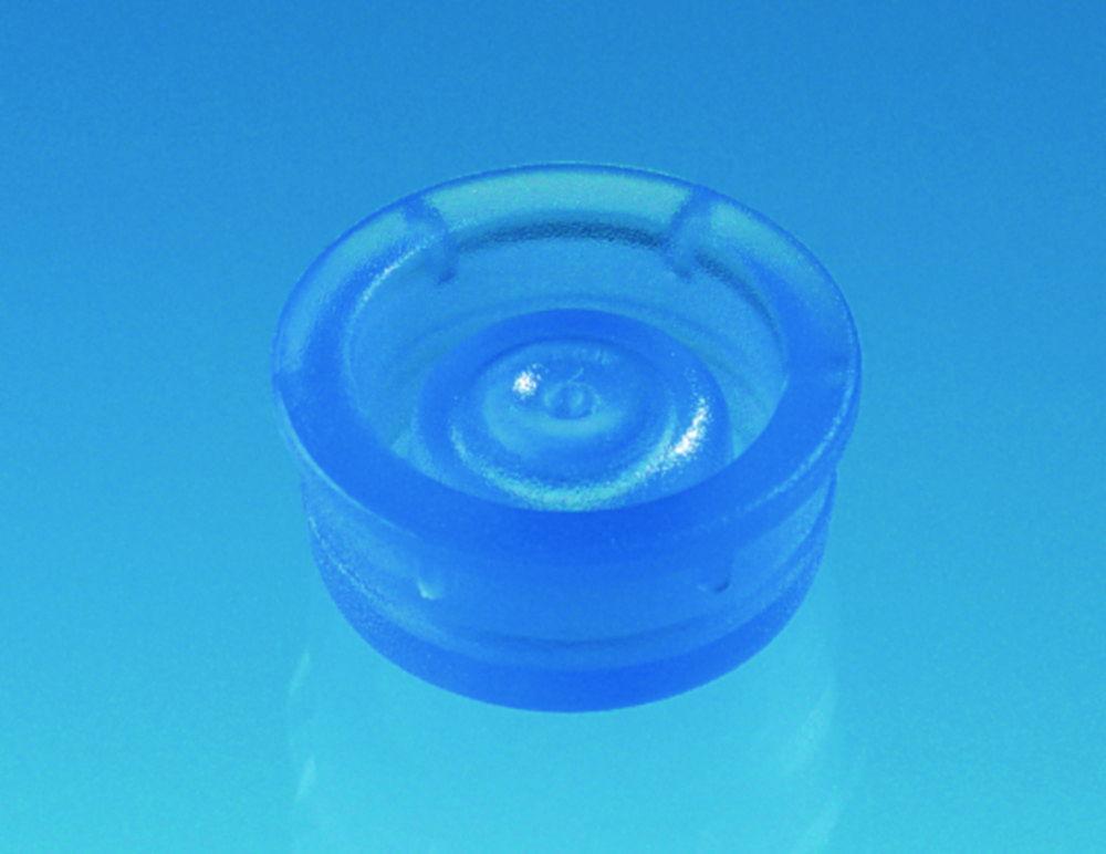 BRAND Caps for Micro Cuvettes PE Pack of 100 Blue