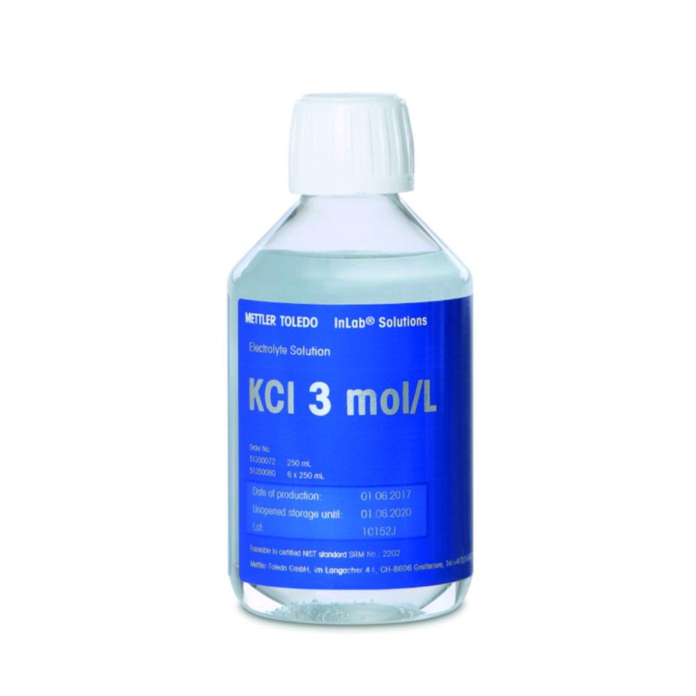 Mettler-Toledo Electrolyte Solution 250 ml KCl 3 mol/l Sat. with AgCl -9811-
