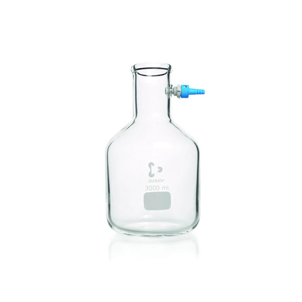 DWK Duran Filtering Flasks, 20L, Bottle Shape with Keck Assembly Set