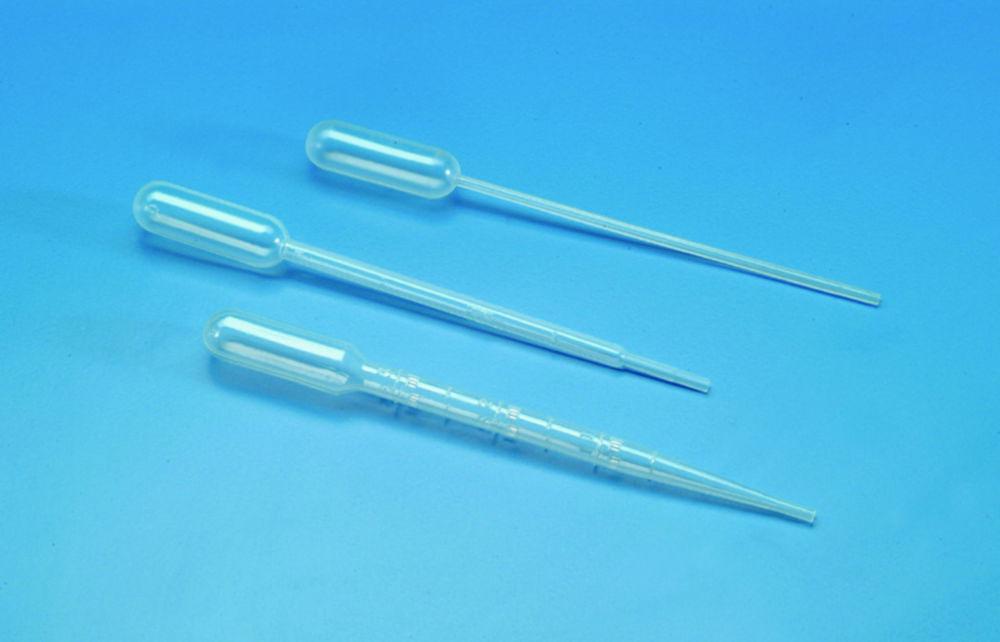 Kartell Pasteur Pipettes 3 mL PE 150 mm Non-Sterile Pack of 500