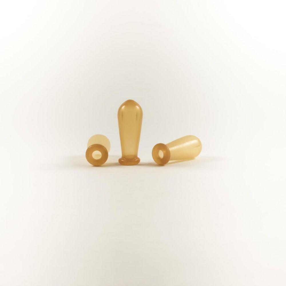 Deutsch & Neumann Pipet Teats (Transparent Natural Rubber/latex, Pack of 100)